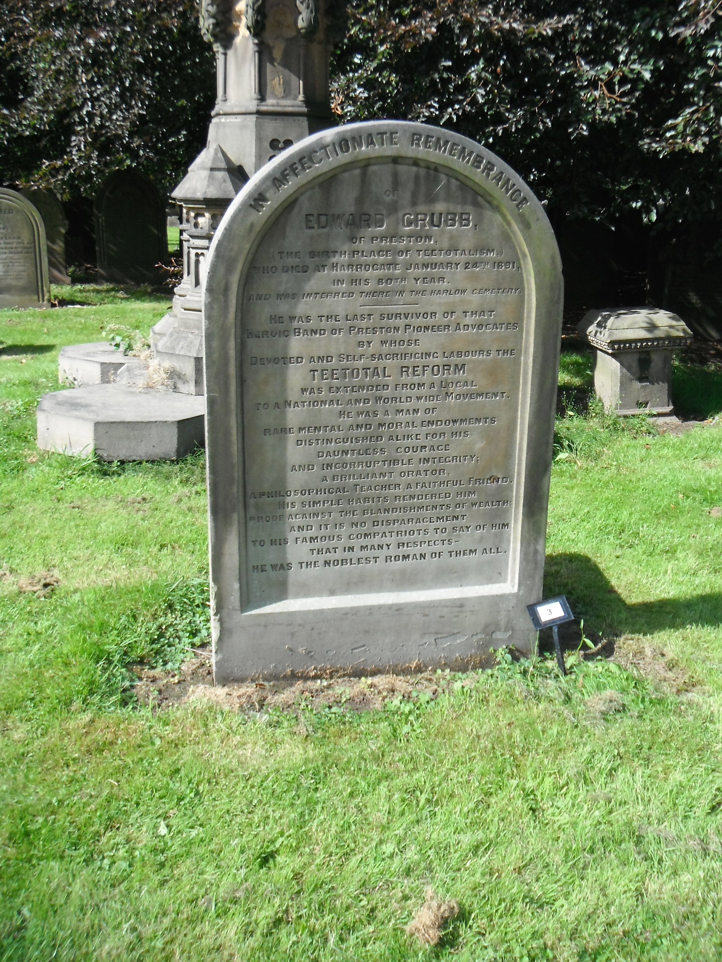 Photo taken by me - grave marker - Preston Cemetery Photo taken by me - grave marker - Preston Cemetery