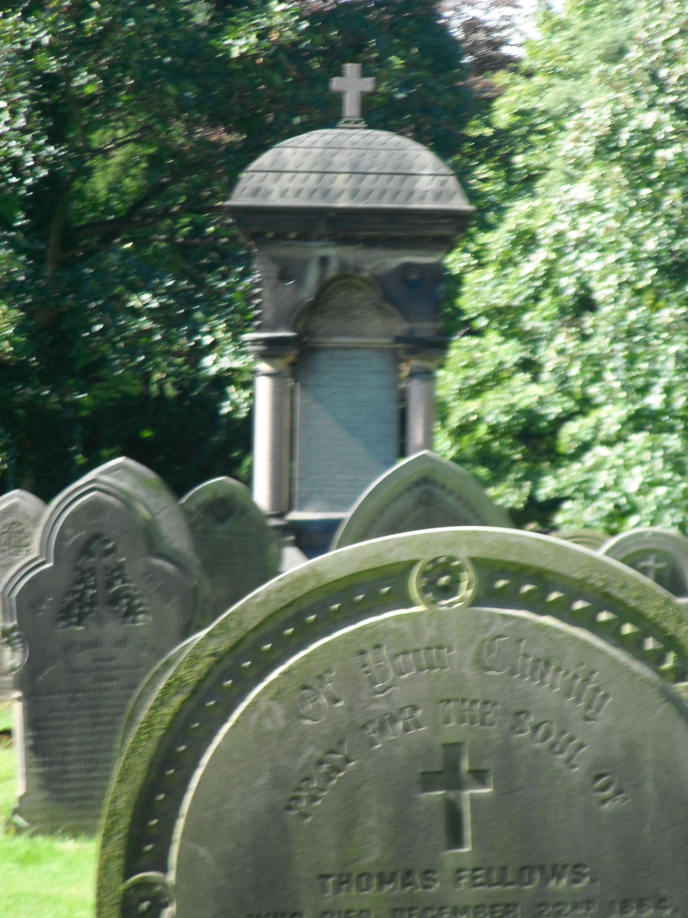 Photo taken by me - Cemetery grave in Preston 