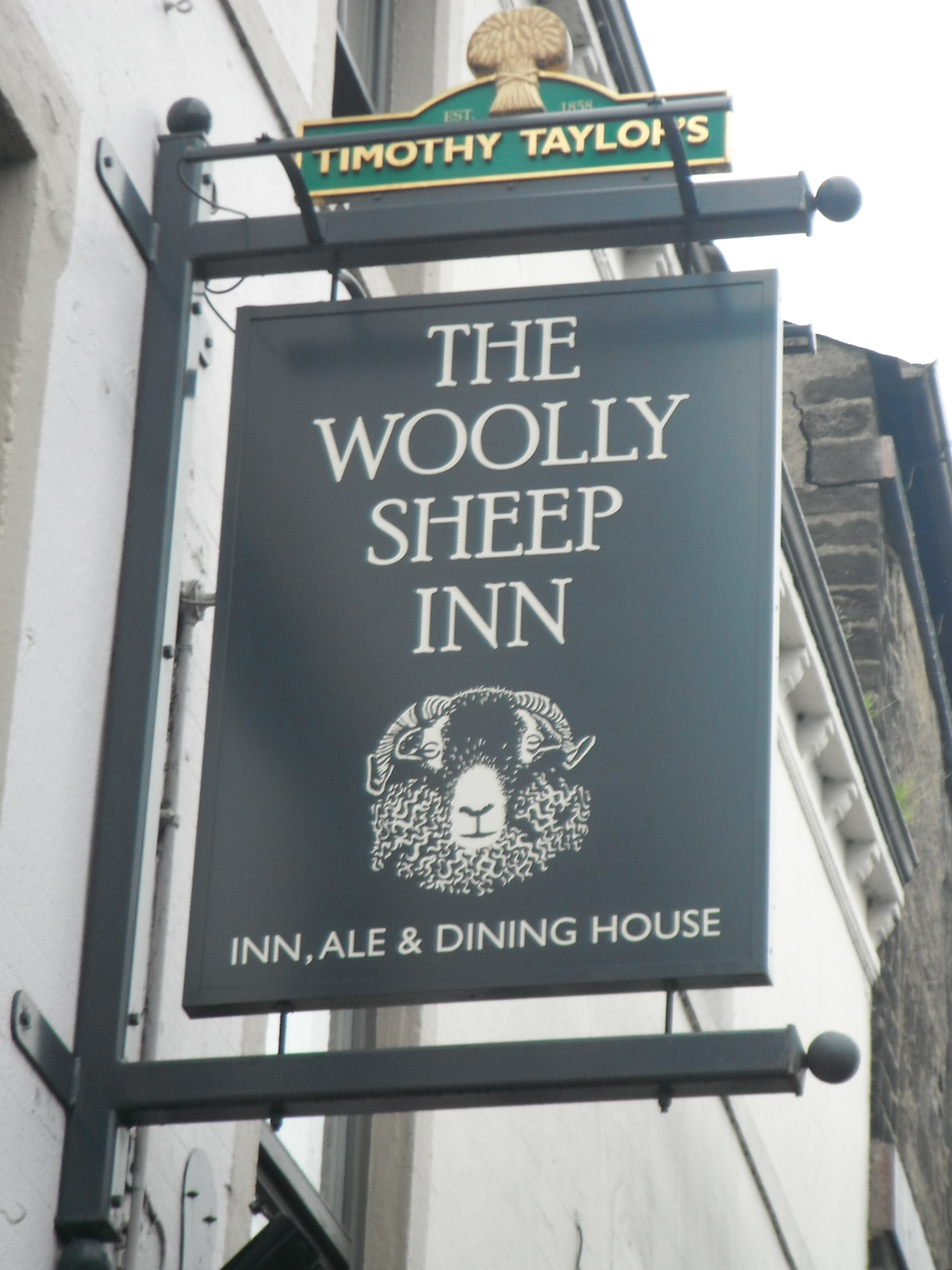 Photo taken by me – The Woolly Sheep pub sign – Skipton Photo taken by me – The Woolly Sheep pub sign – Skipton