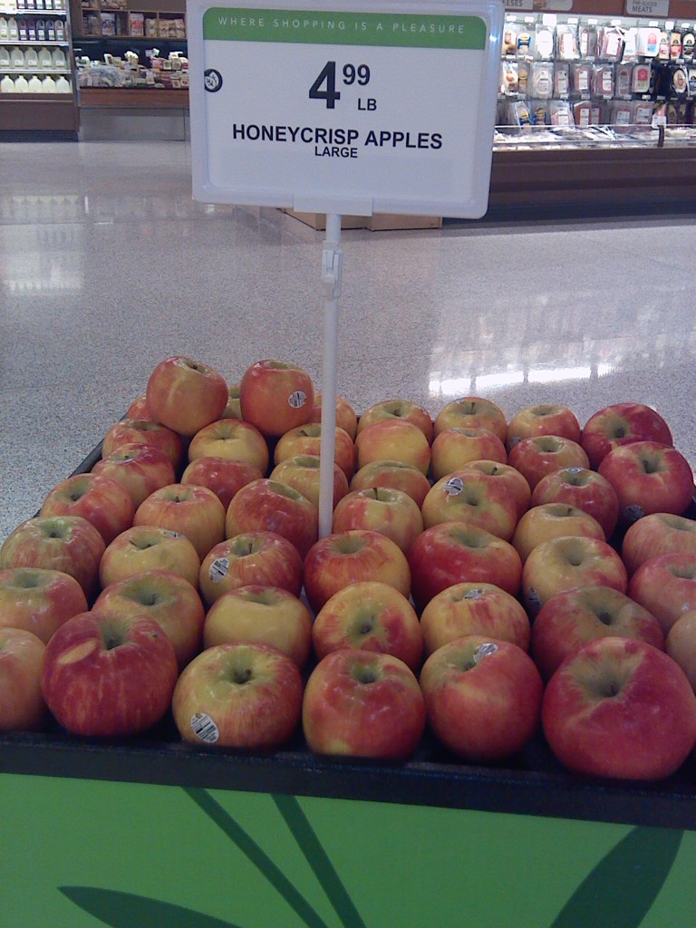 How can apples cost 4.99 a pound at Publix? / myLot