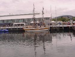 Lady Nelson - taken in the harbor in Hobart Tasmania