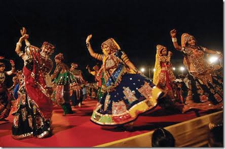 Garba dancers