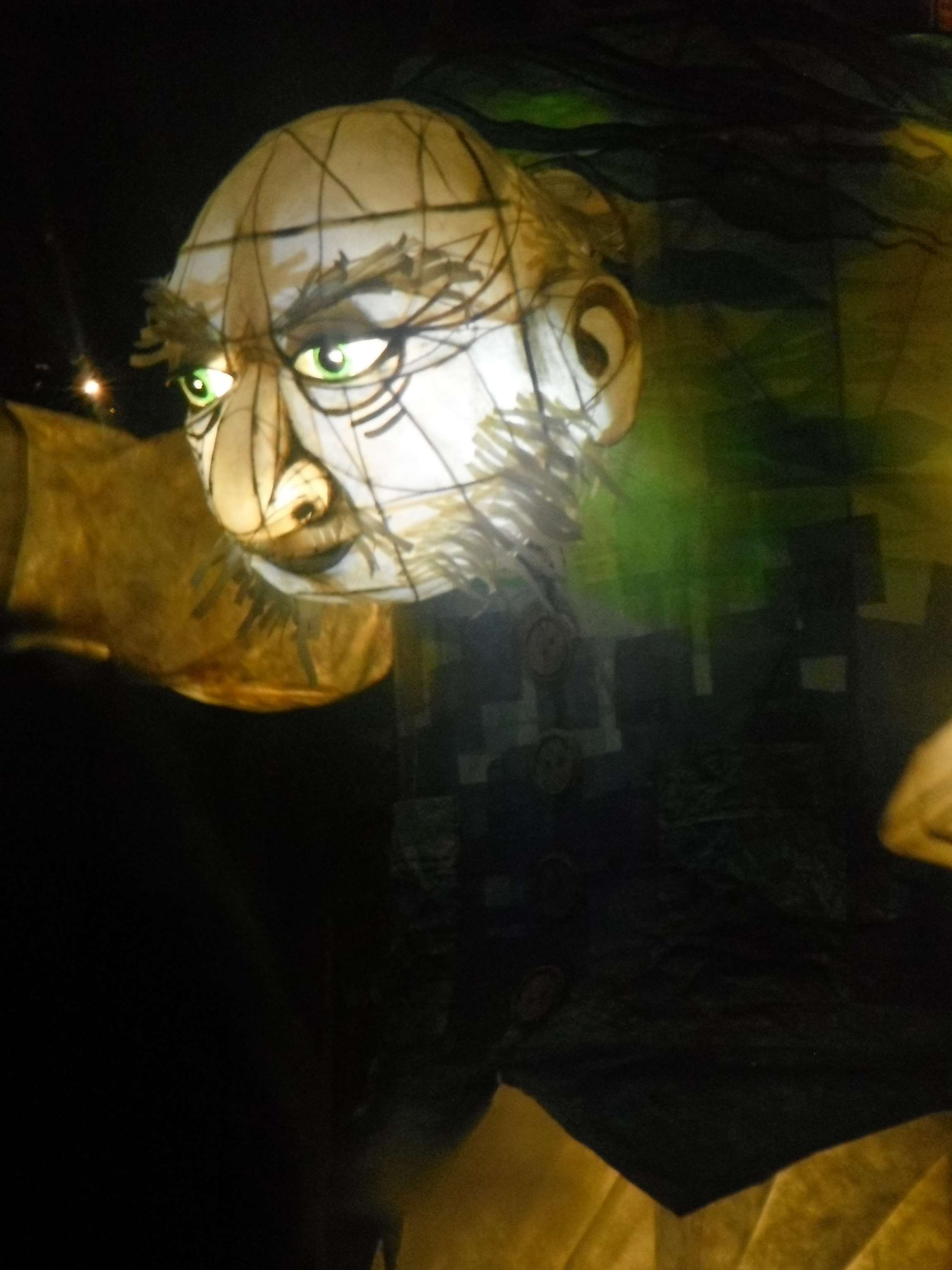 Photo taken by me – giant puppet in Preston Photo taken by me – giant puppet in Preston