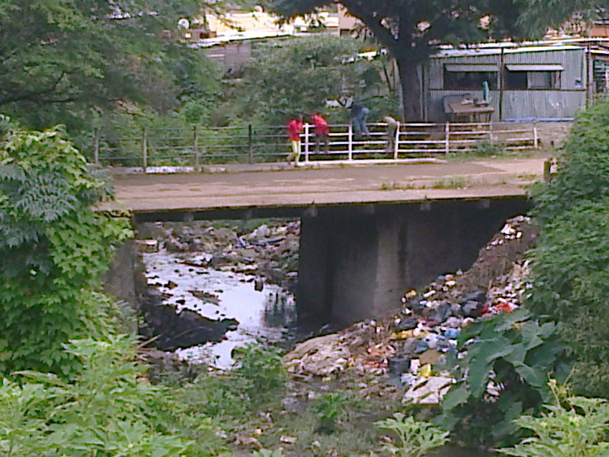 Unhygienic environments causing health problems. 