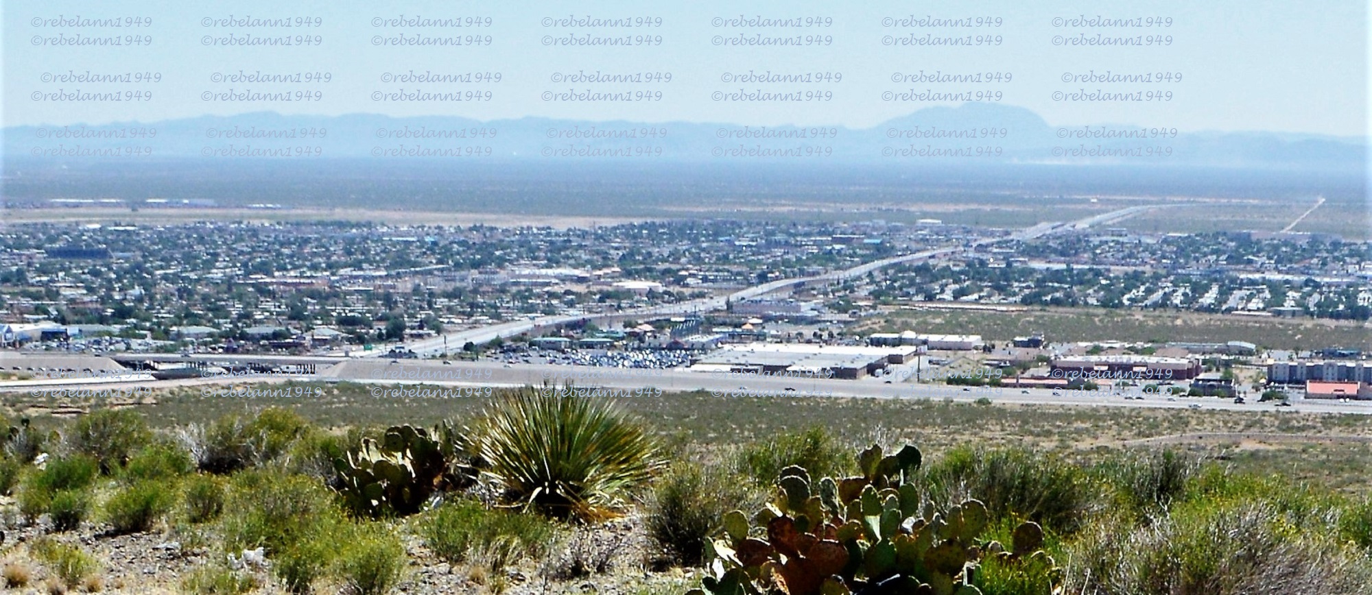 Old shot of north east El Paso as seen from Loop 375 many years ago, I took it from the Franklin Mountains Old shot of north east El Paso as seen from Loop 375 many years ago, I took it from the Franklin Mountains