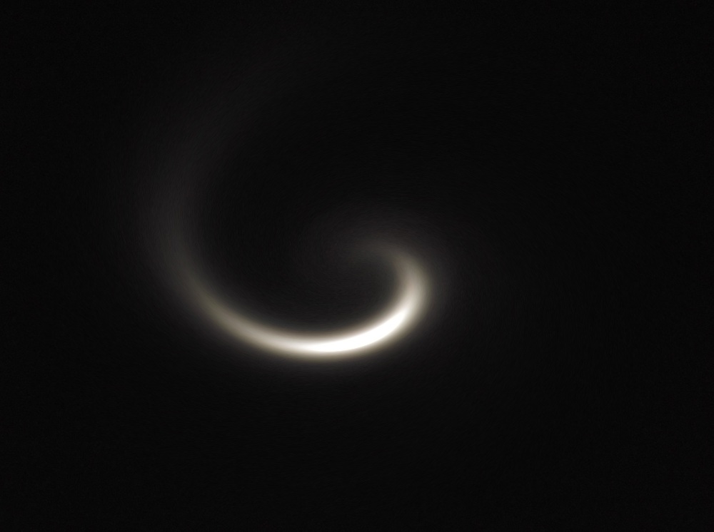 Photo I took of the moon with swirl effect on Lunapic.com