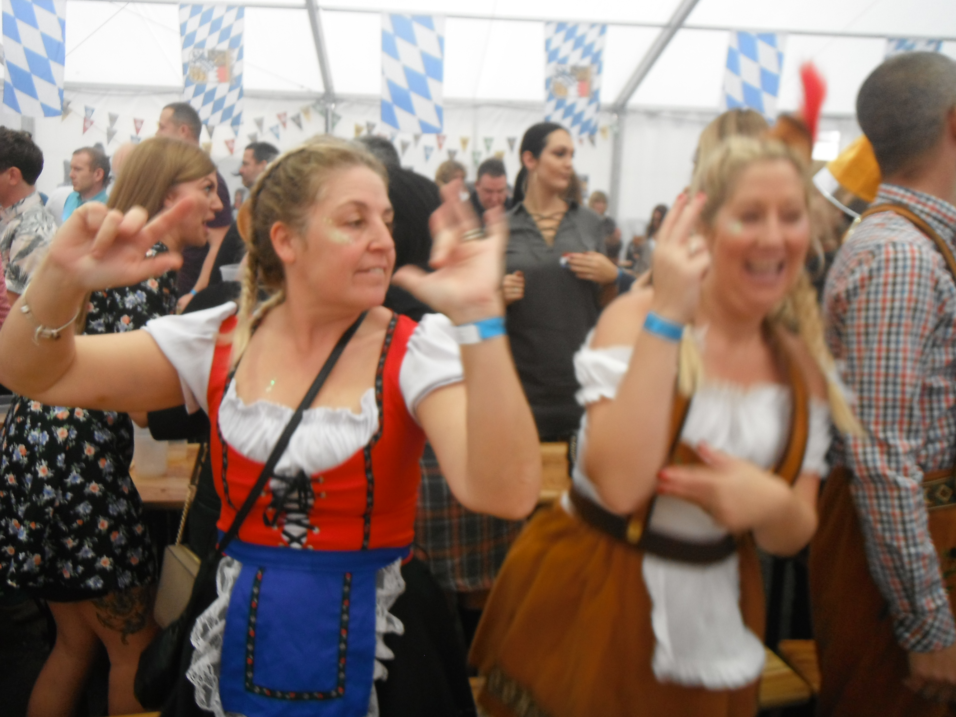Photo taken by me – Friends at the beer festival Photo taken by me – Friends at the beer festival