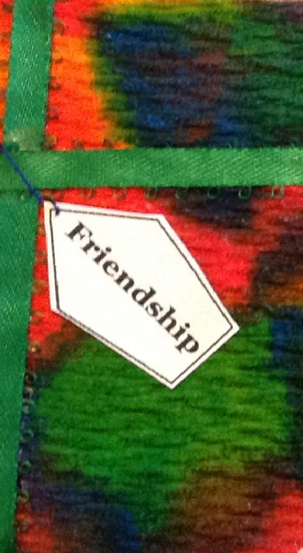 Close up of an artist trading card that I made
