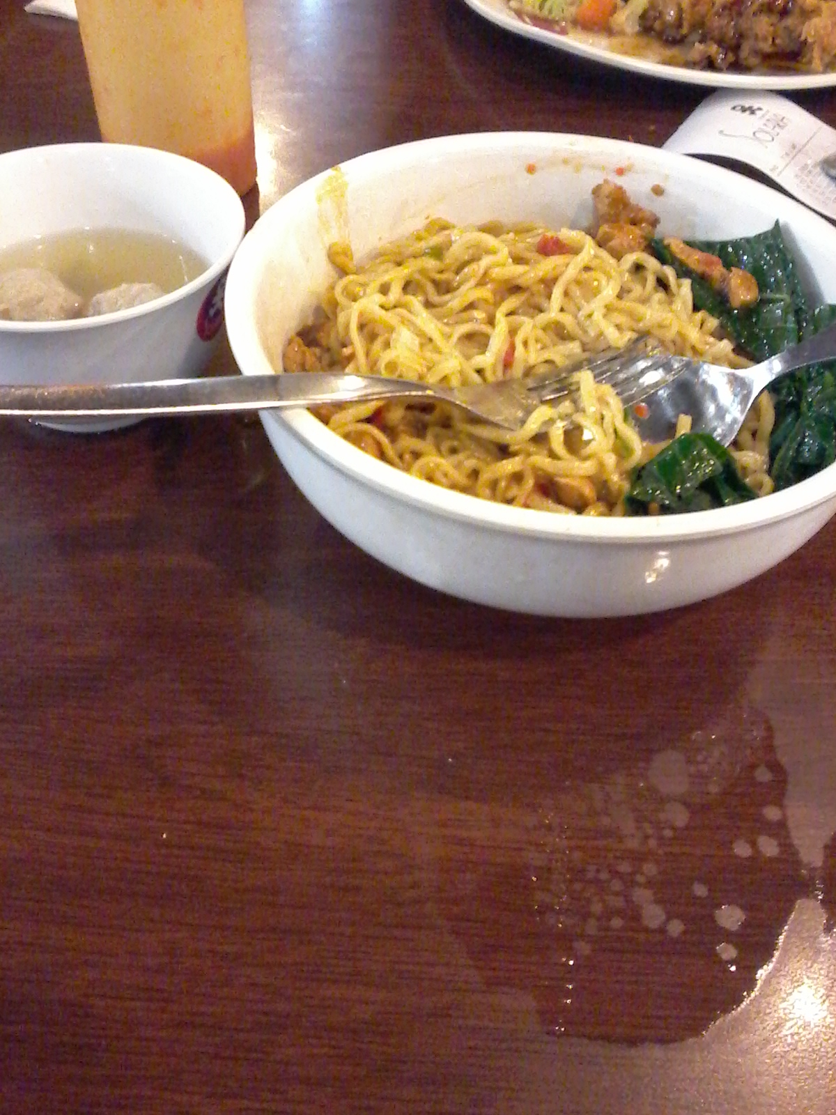 my home-made meatball noodle my home-made meatball noodle