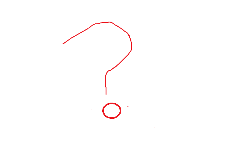 photo taken by me - question mark