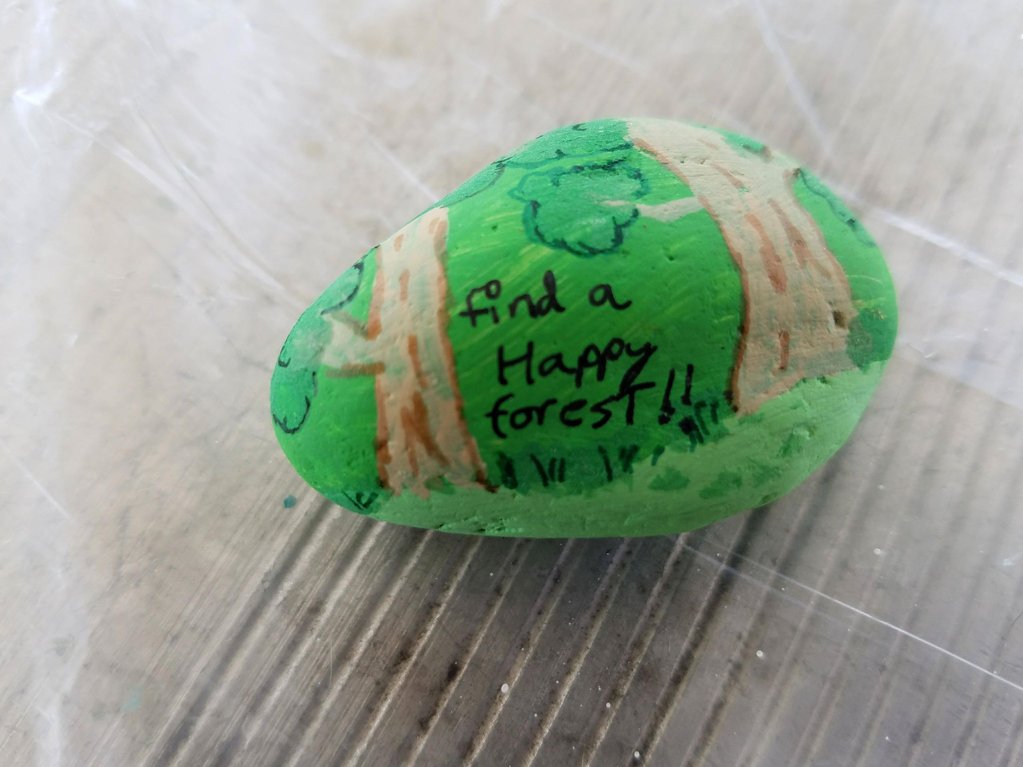 Kindness rocks, painting, crafts, forest 