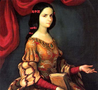 juana, inés, cruz, woman,