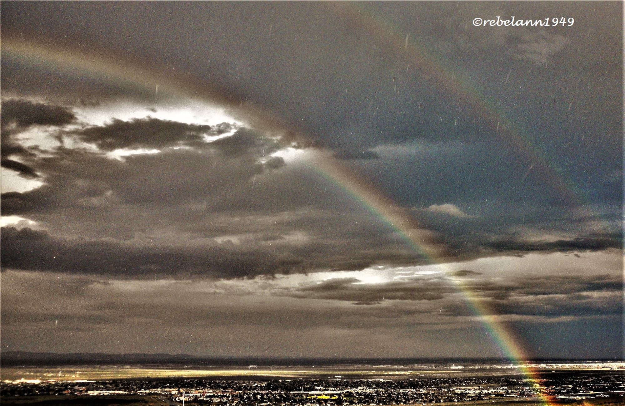 Rainbows over NE El Paso TX