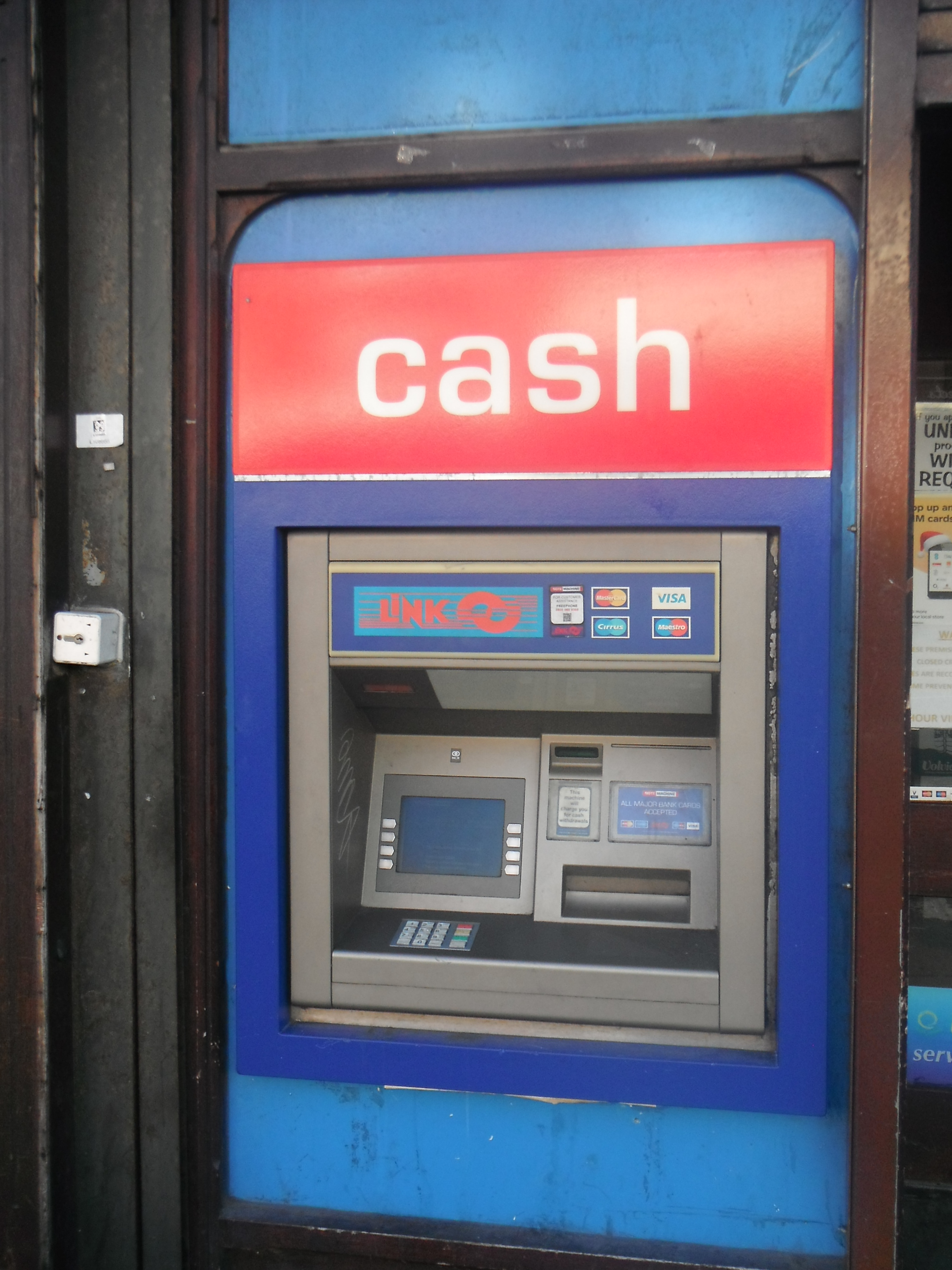 Photo taken by me – ATM Bank machine