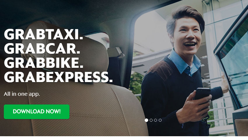 Image Credit: Grab Taxi Website Image Credit: Grab Taxi Website