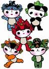 fuwa - The 29th Olympic Games is going to be hold in china,her mascot is fuwa,they are lovely and beautiful.