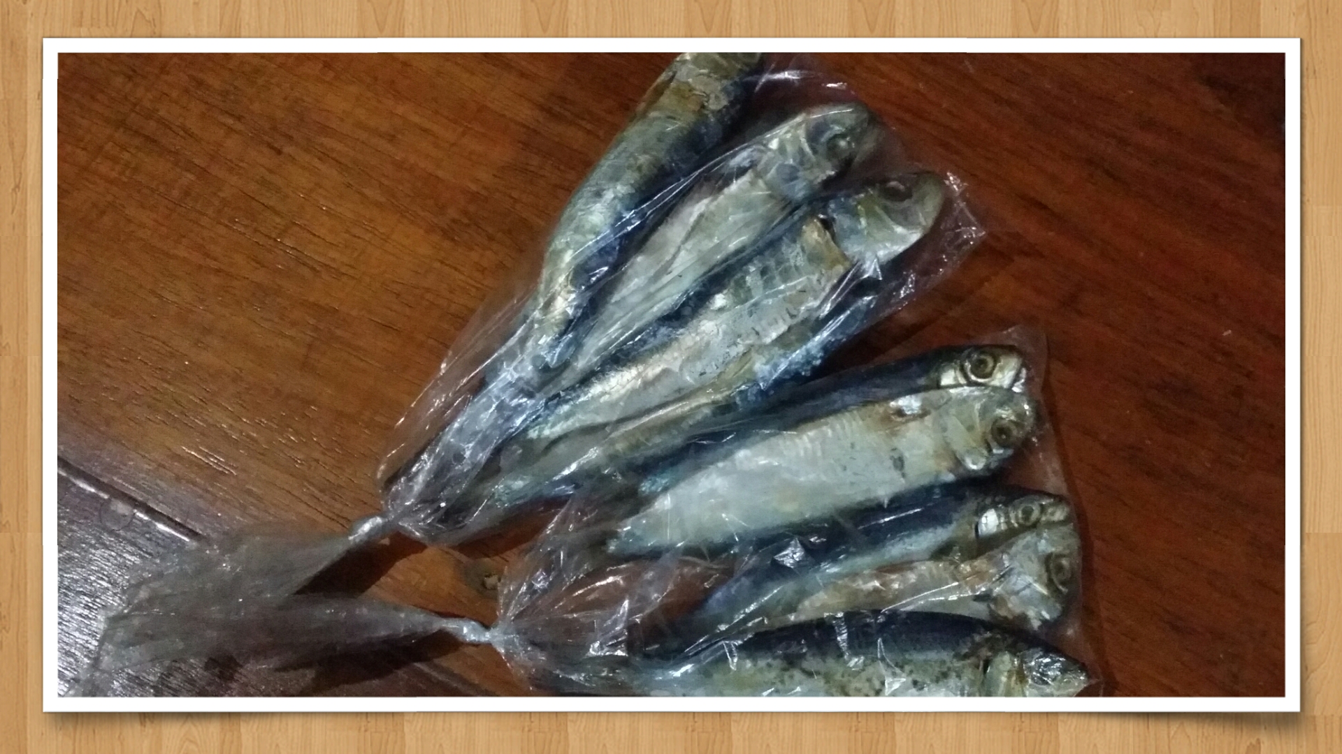 the dried fish