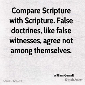 Compare Scripture with Scripture