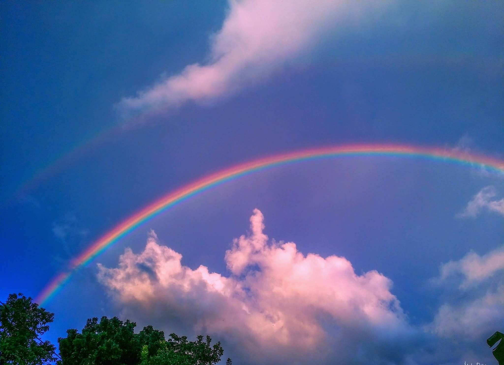 Rainbow on the sky...