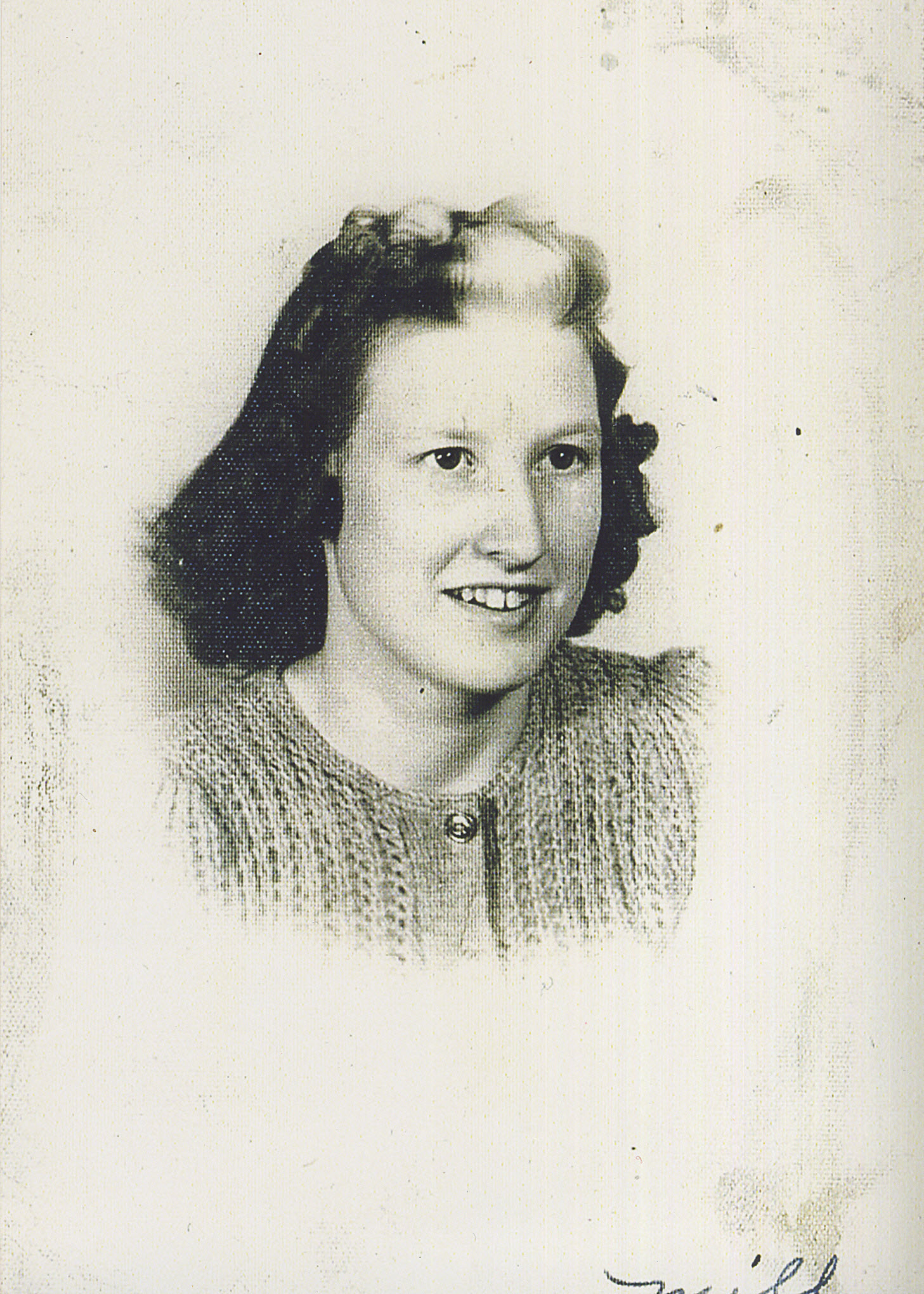 Another cousin with the white streak in her hair.