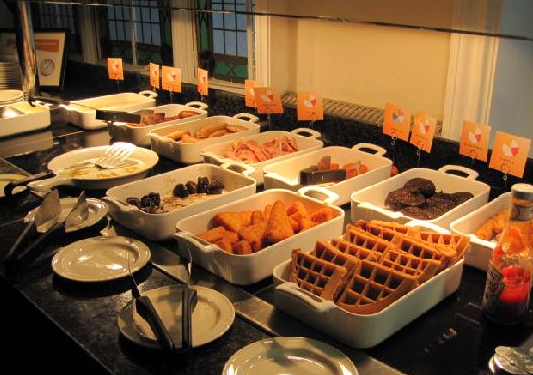 free image of a breakfast buffet
