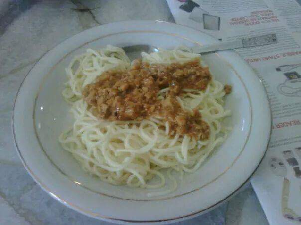 My photo of spaghetti