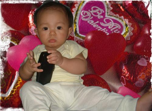 My daughter  - it was taken when she was 8 months