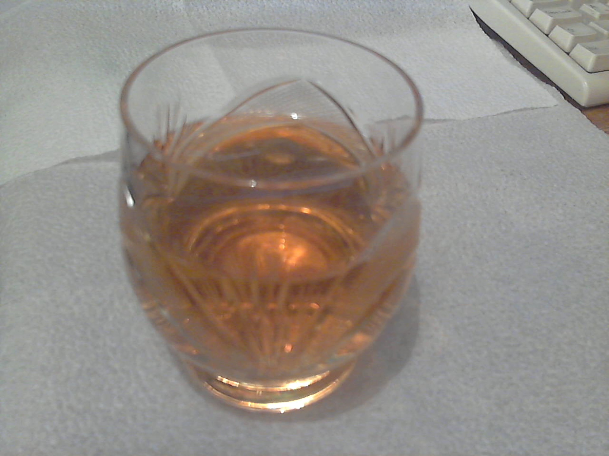 A Glass of Whiskey on New Years Eve