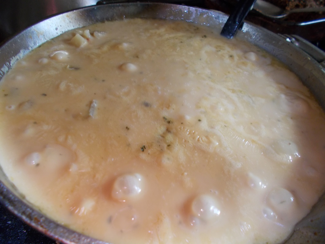 potato soup on New Year's Day.