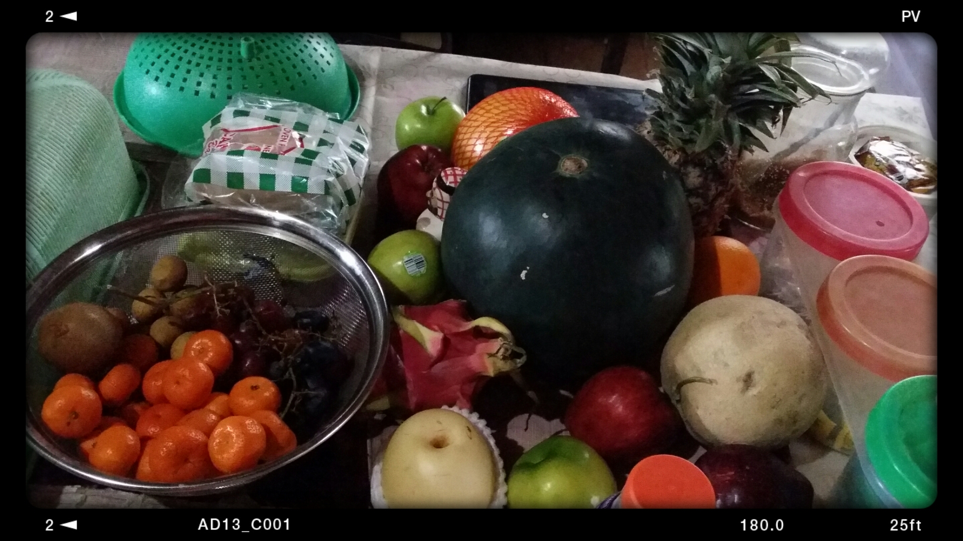 Our table with the round fruits Our table with the round fruits