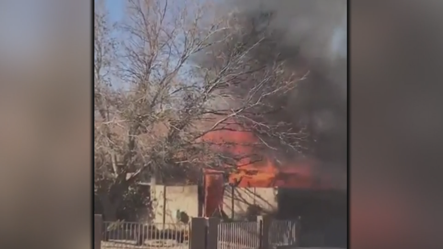 House on fire in Glendale Arizona on Thursday House on fire in Glendale Arizona on Thursday