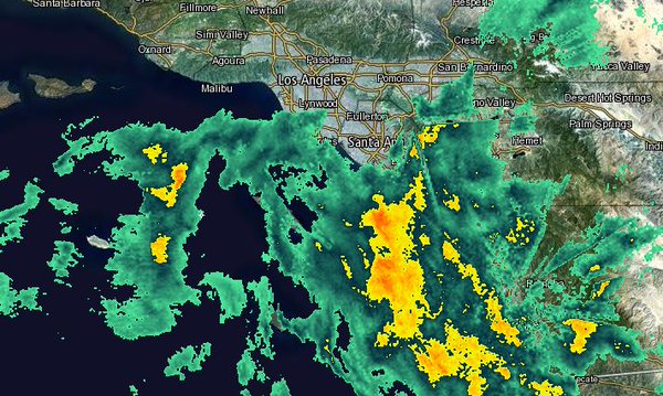 Rain map from NBC Rain map from NBC