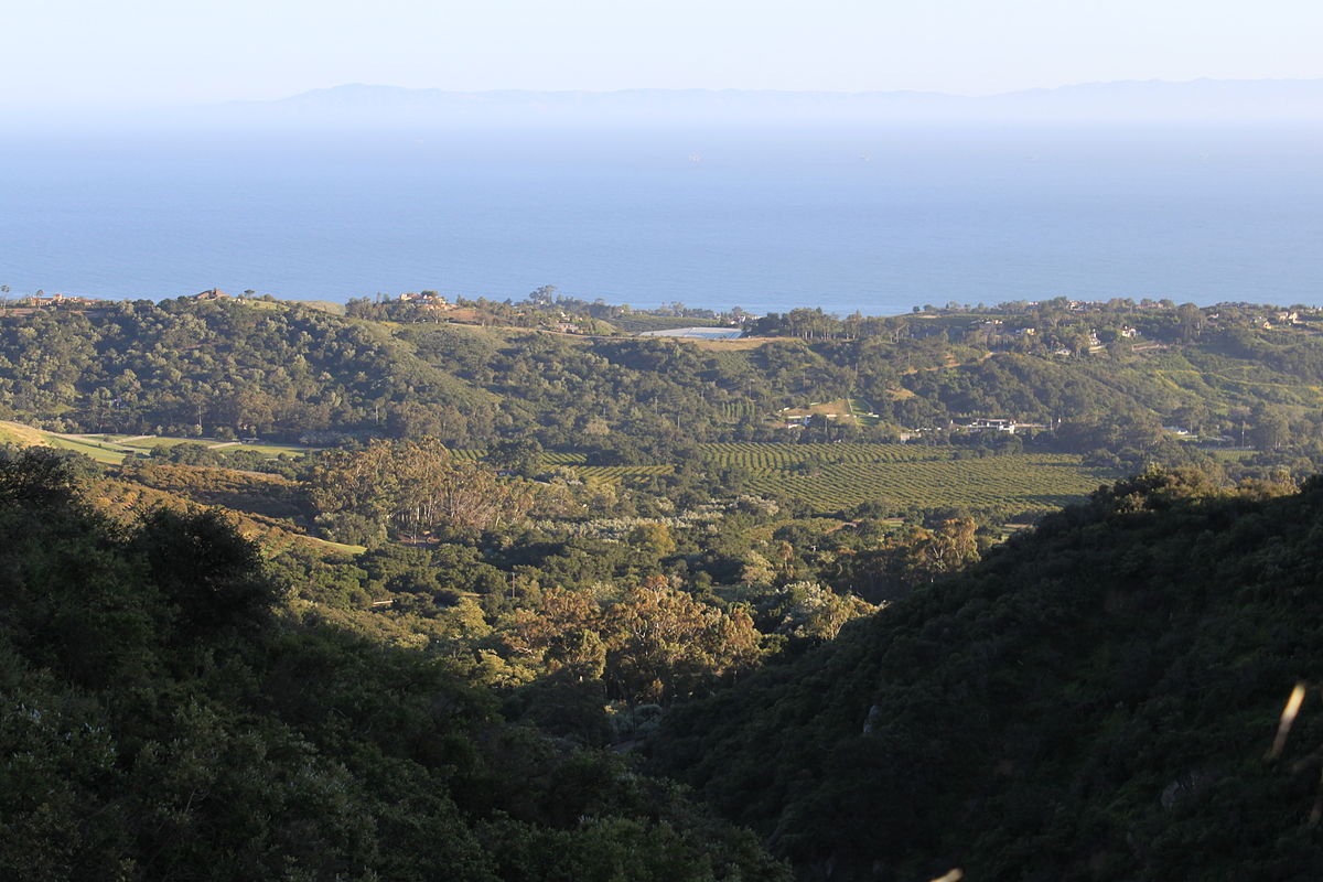 Montecito California hills