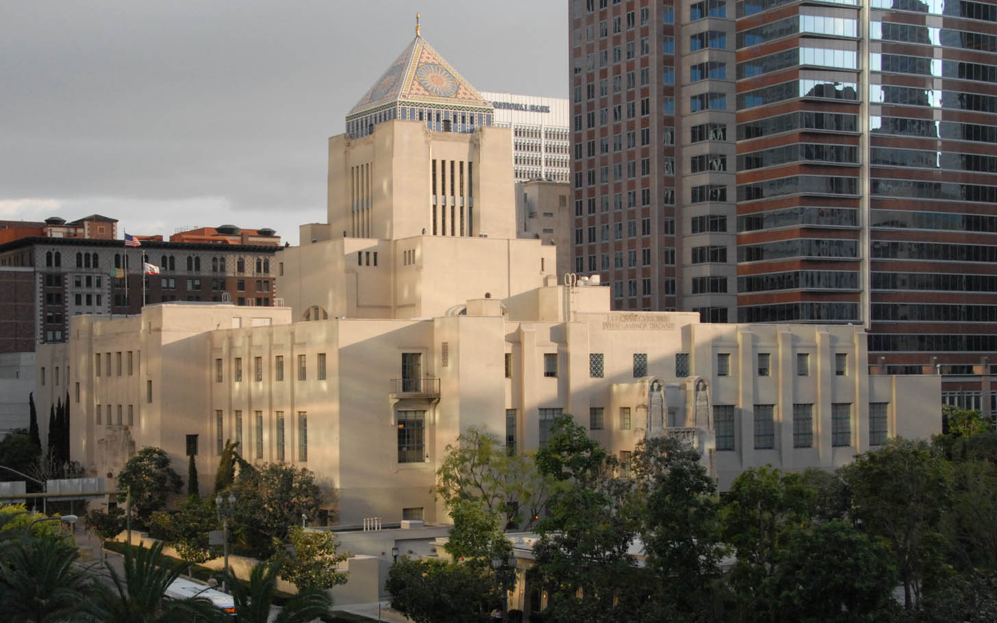 A library in Los Angeles County California A library in Los Angeles County California