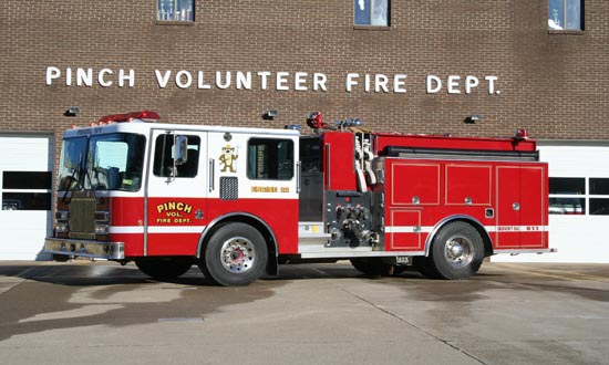 Pinch Volunteer Fire Department Engine