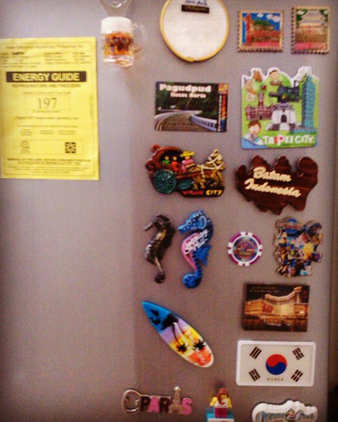 Photo is mine. These are my ref magnets so far.