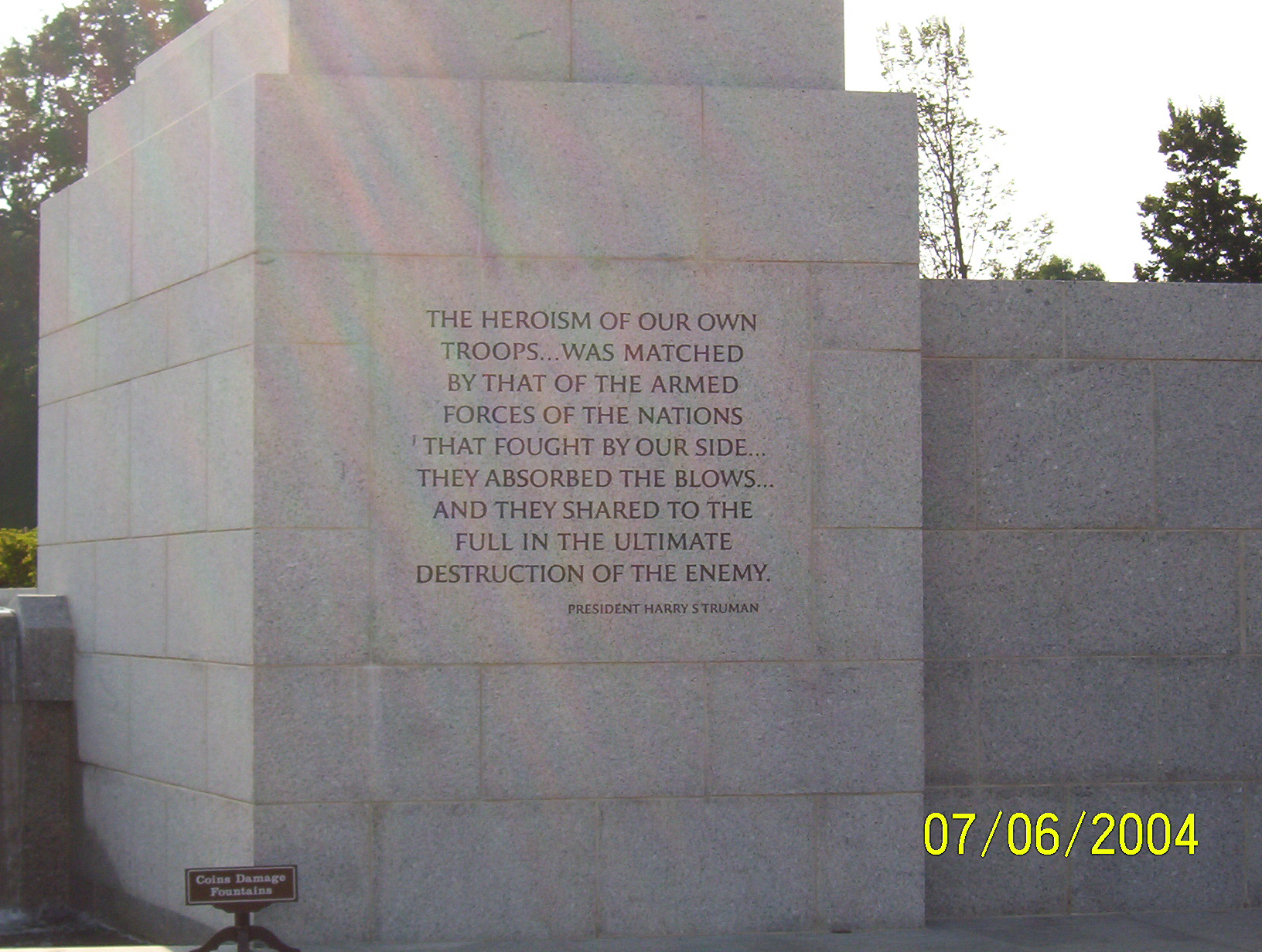 Another one from WWII Memorial