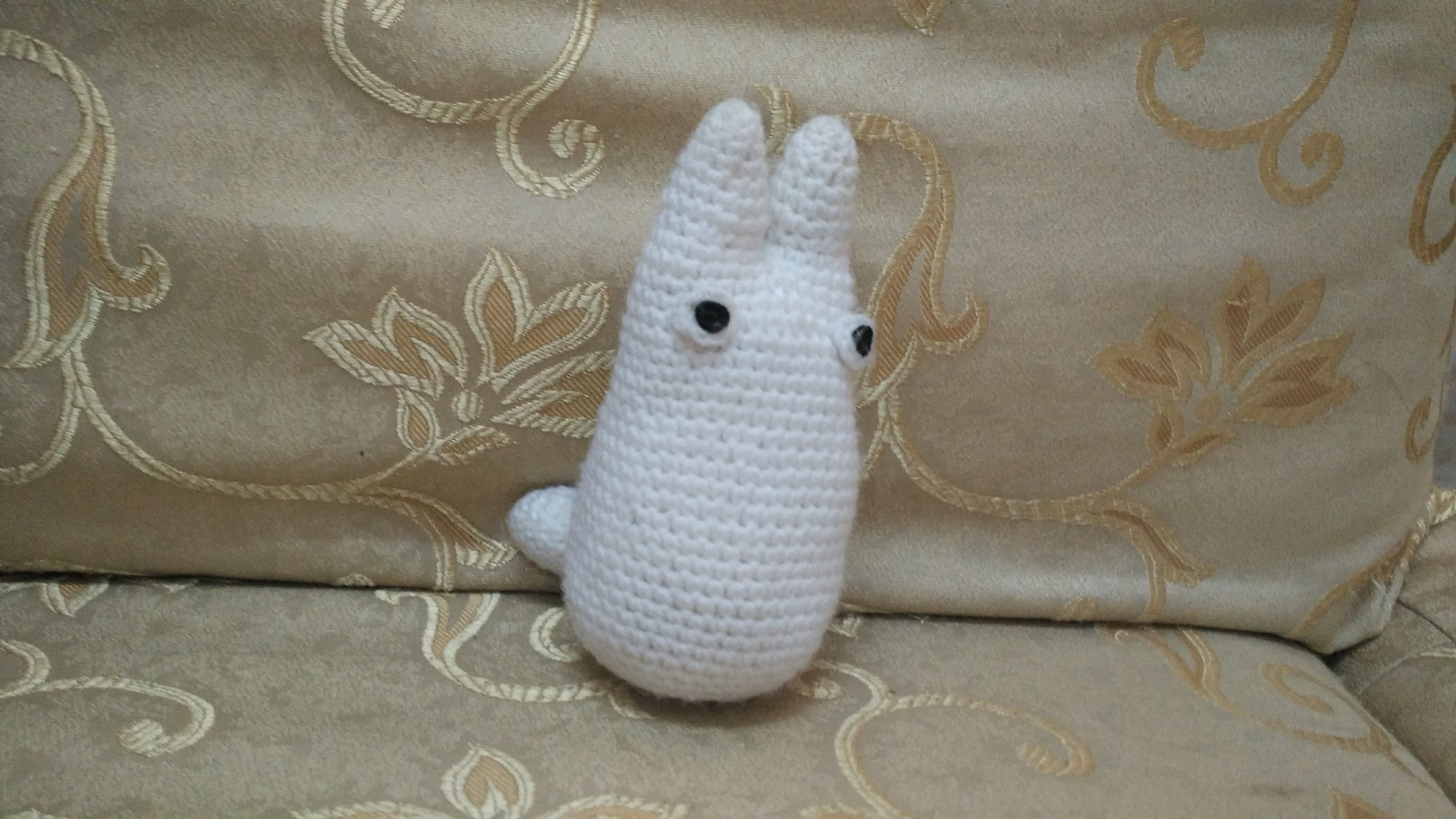 Crocheted white Totoro Crocheted white Totoro