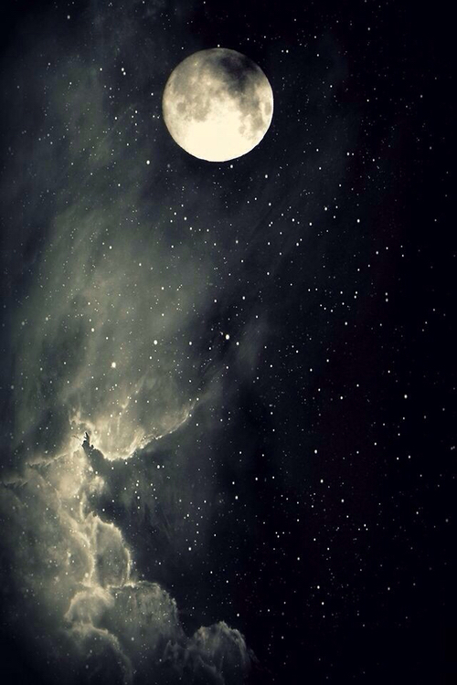 moon and stars