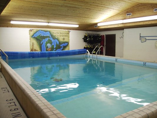 A swimming pool in Michigan