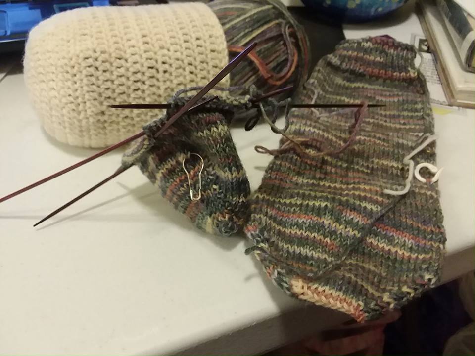 Second Sock of a pair that I started Nov/Dec 2017 Second Sock of a pair that I started Nov/Dec 2017