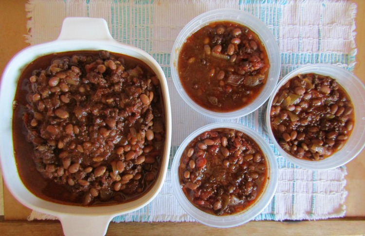 A Crockpot Full of Chili Ready to Store or Eat A Crockpot Full of Chili Ready to Store or Eat