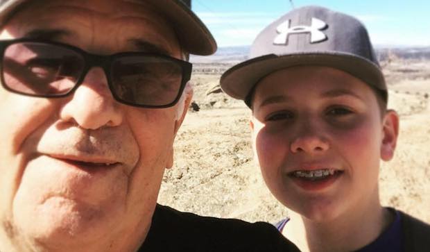 Dan Smoker Senior and his grandson Eli Smoker Dan Smoker Senior and his grandson Eli Smoker