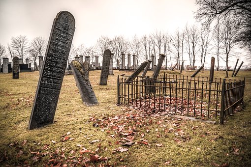 grave stones of the dead
