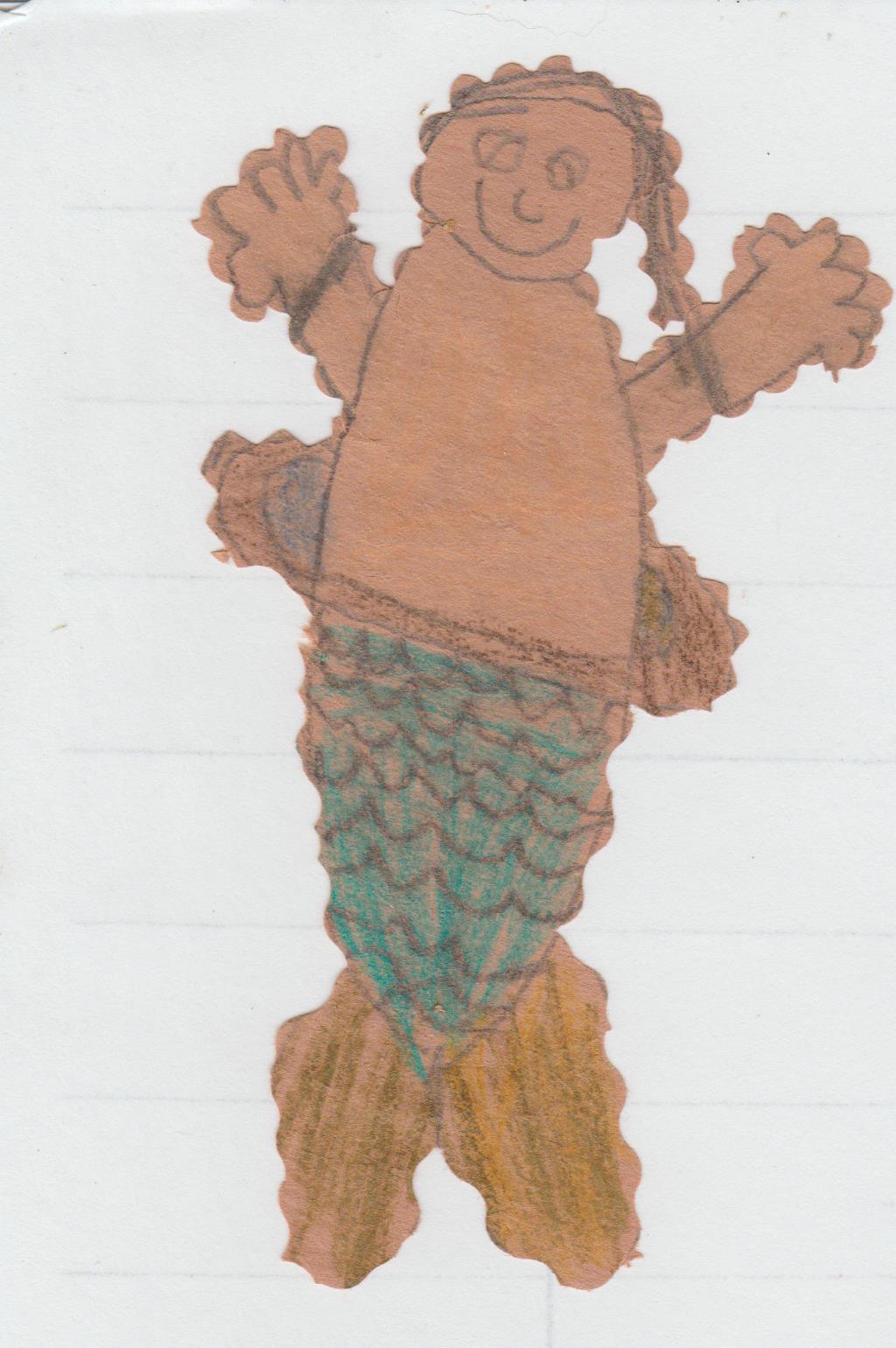 A mermaid designed and made by Hallie A mermaid designed and made by Hallie