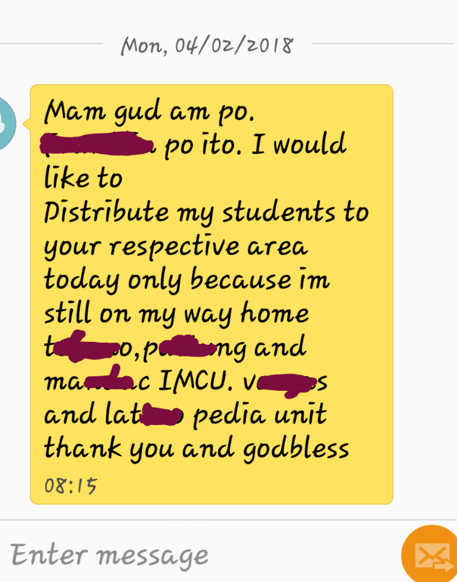 the text the text