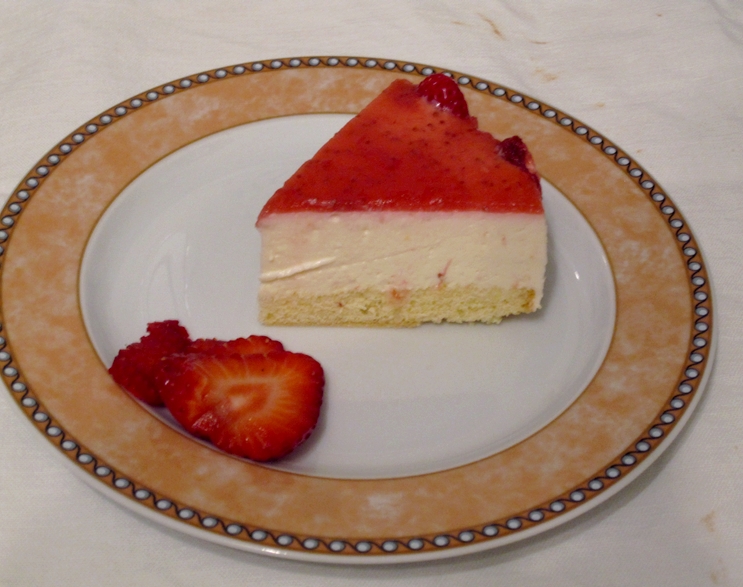 A slice of my cheesecake