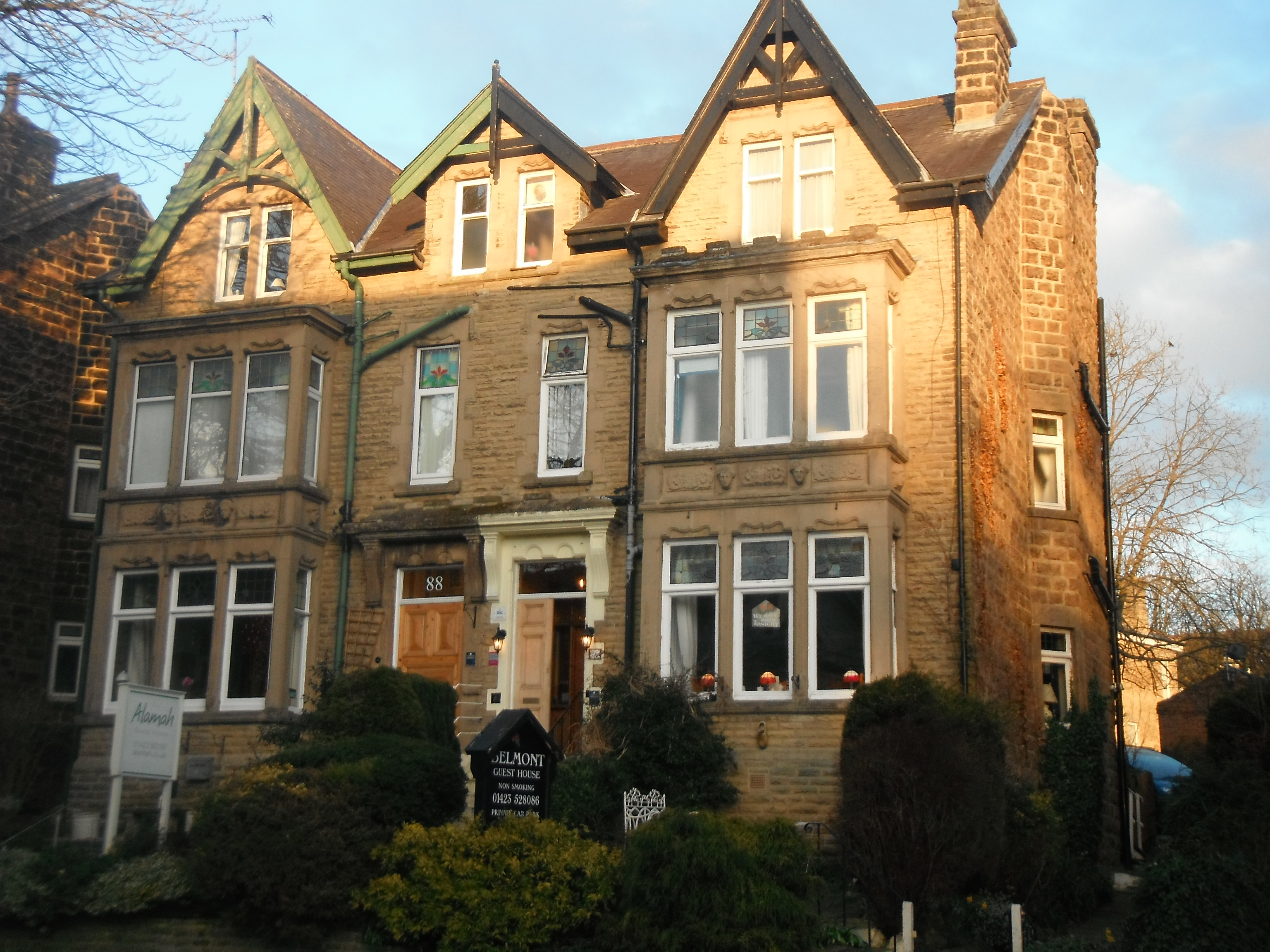 Photo taken by me – The Belmont Guest House, Harrogate 