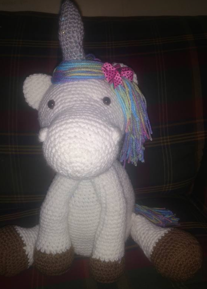 traci made this unicorn