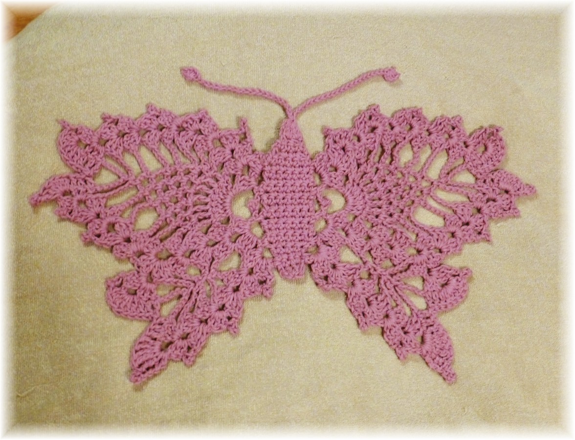 crochet butterfly